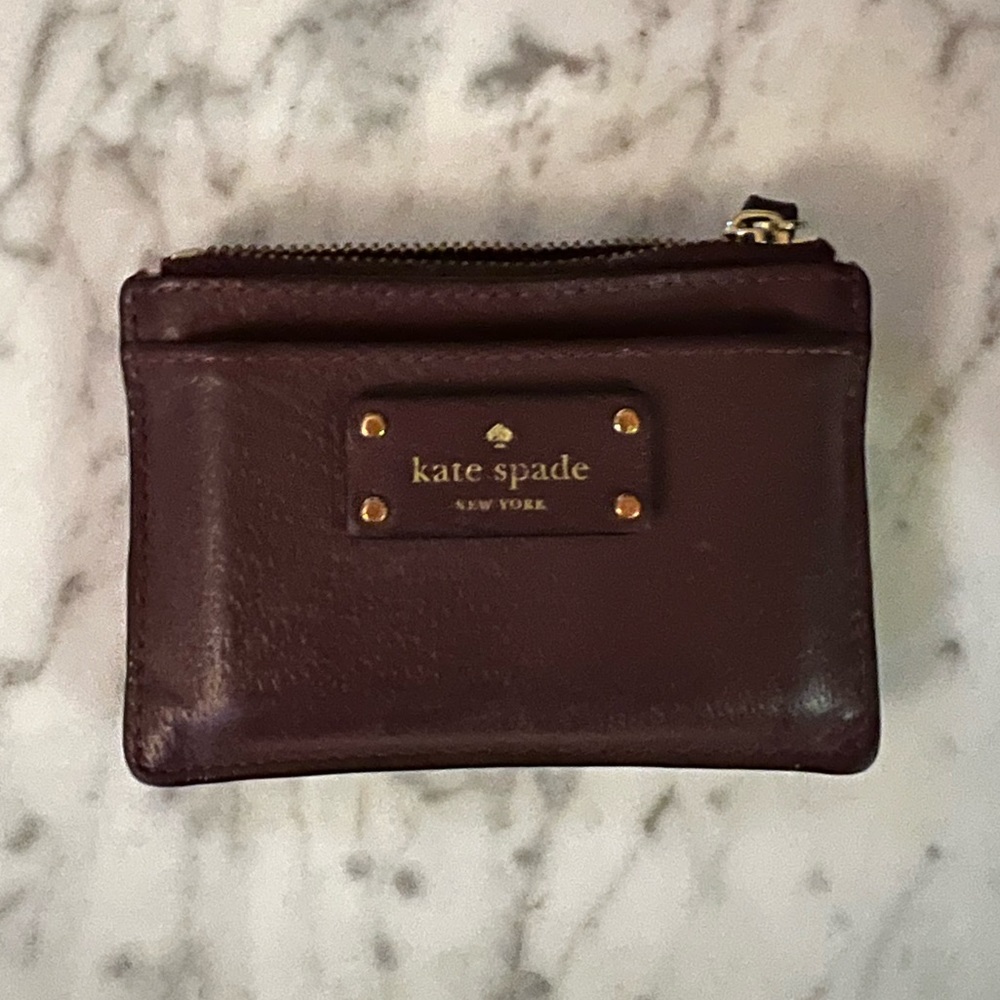 Burgundy Kate spade wallet